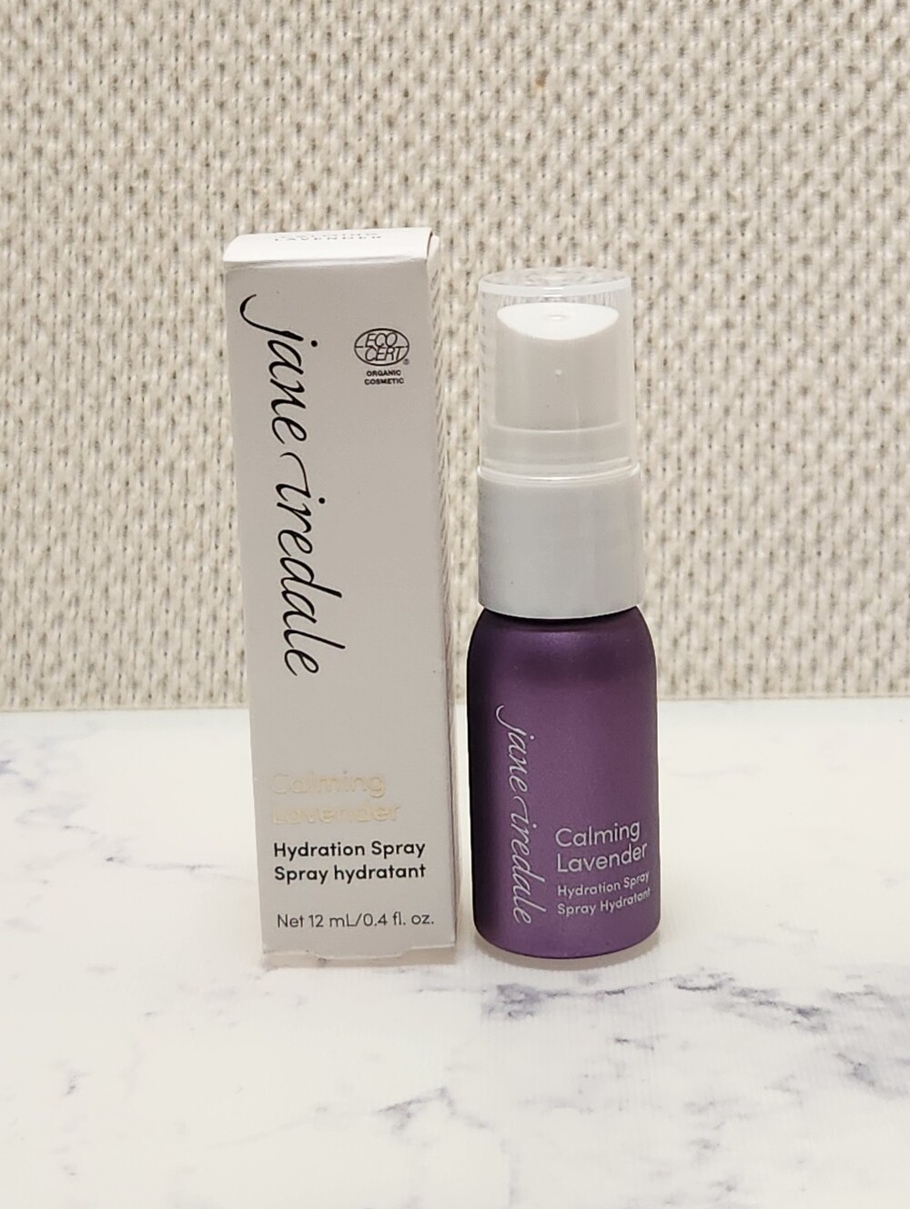 Jane Iredale Calming Lavender Hydration Spray Mini Travel Size .4 oz